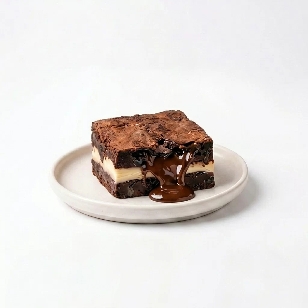 Beyaz Çikolatalı Amerikan Brownie